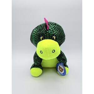 A&A Global 8" Green Dinosaur 2024 Stuffed Animal Plush
